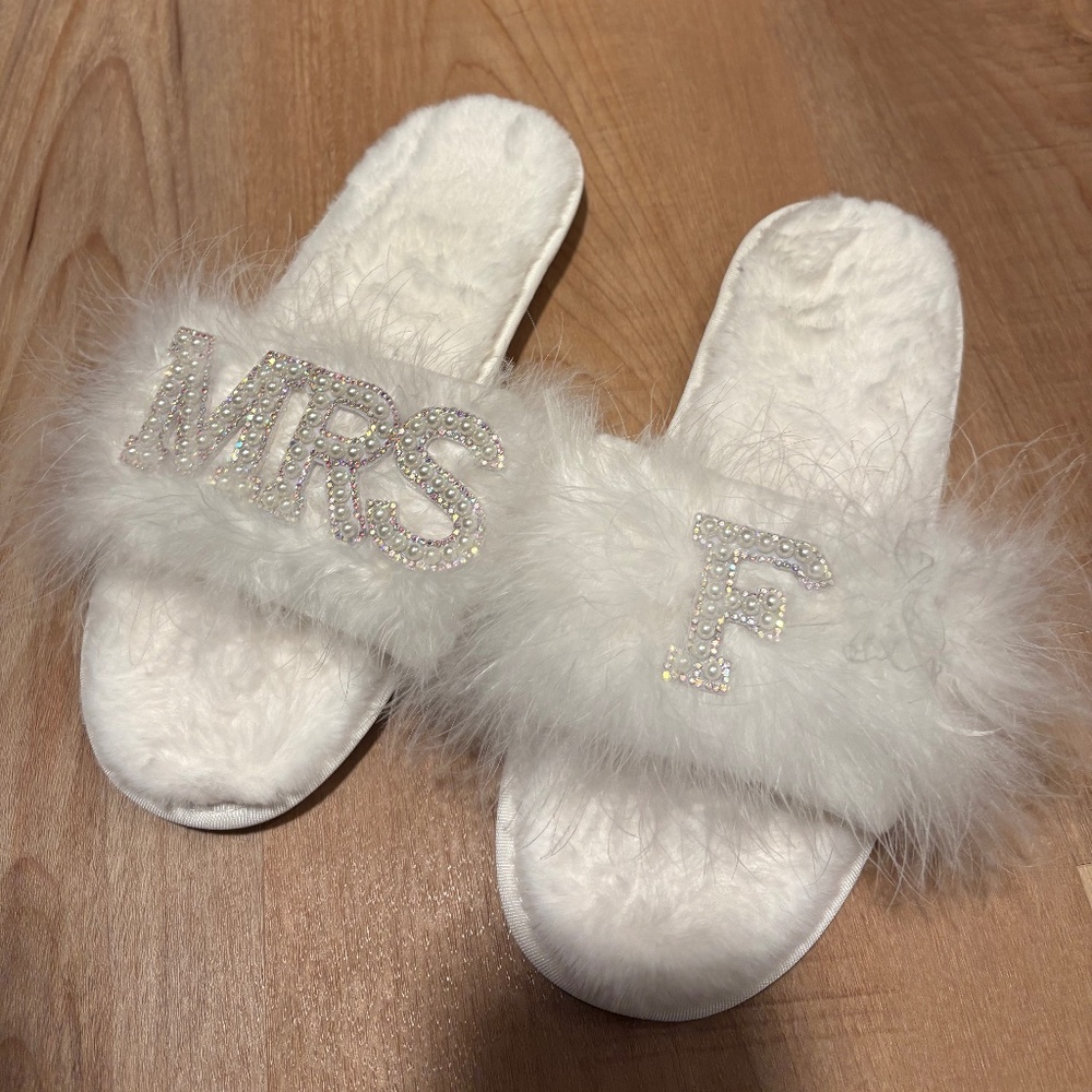 Bride slippers Mrs. F
